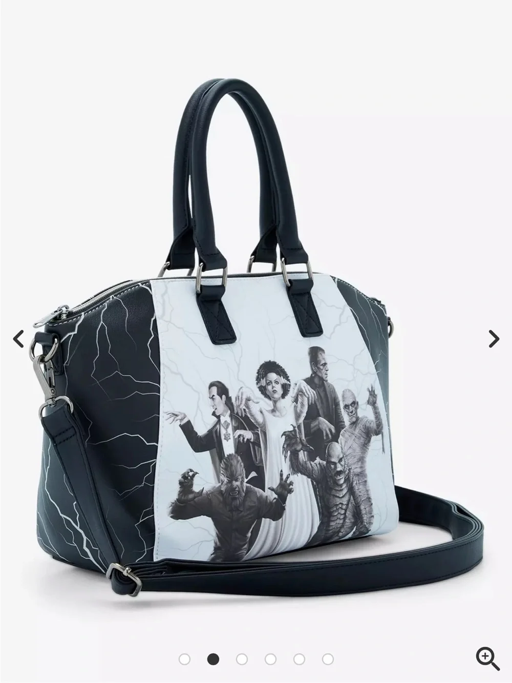 Loungefly Universal Monsters Glow-In-The-Dark Satchel Bag & Wallet
